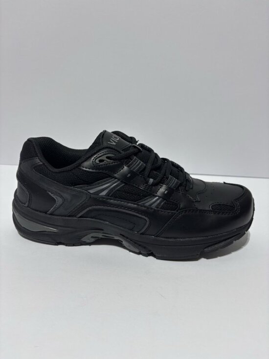 Vionic Men’s 23Walk Walker Black Leather Sneakers, Size 10 M main image 5